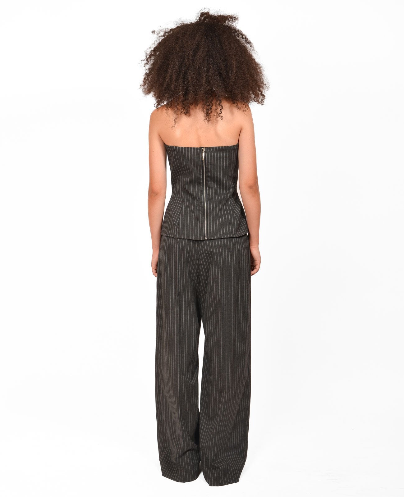 Striped Black Corset