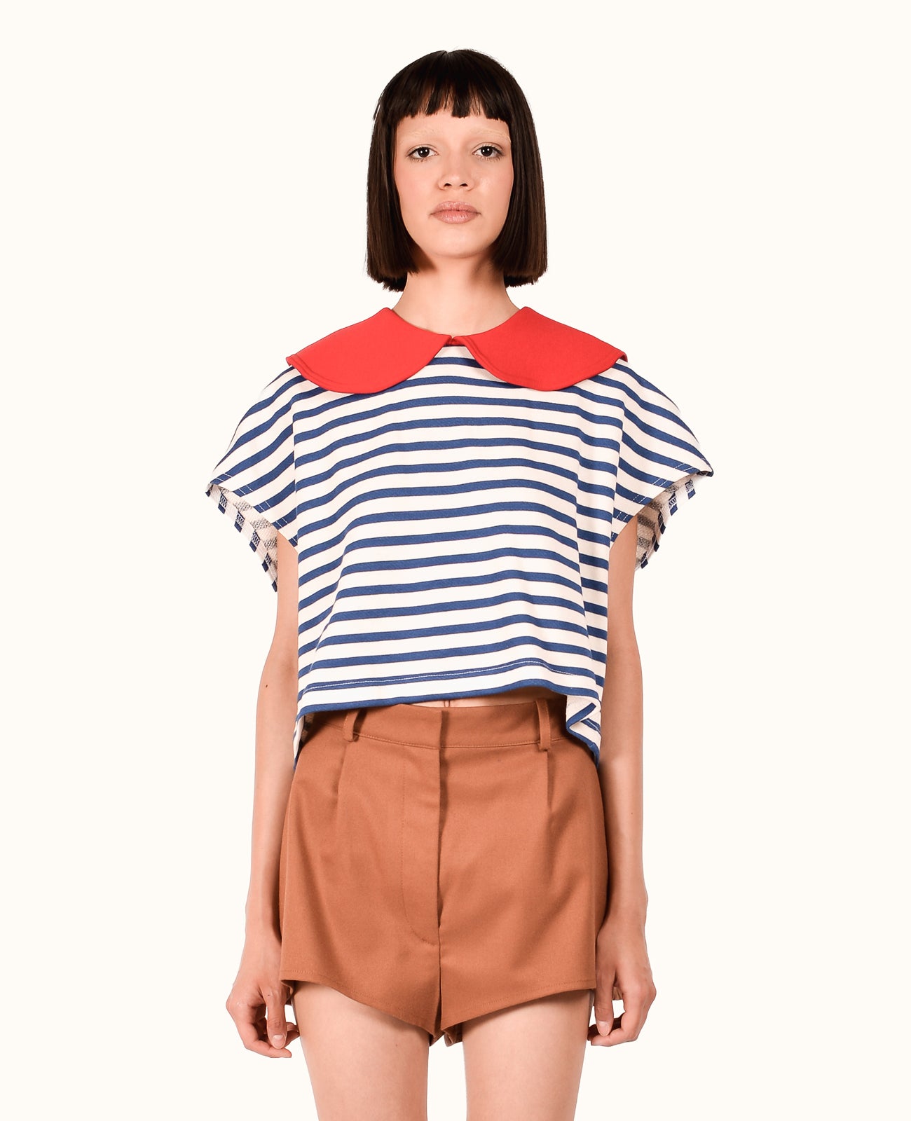Striped Orchid Top