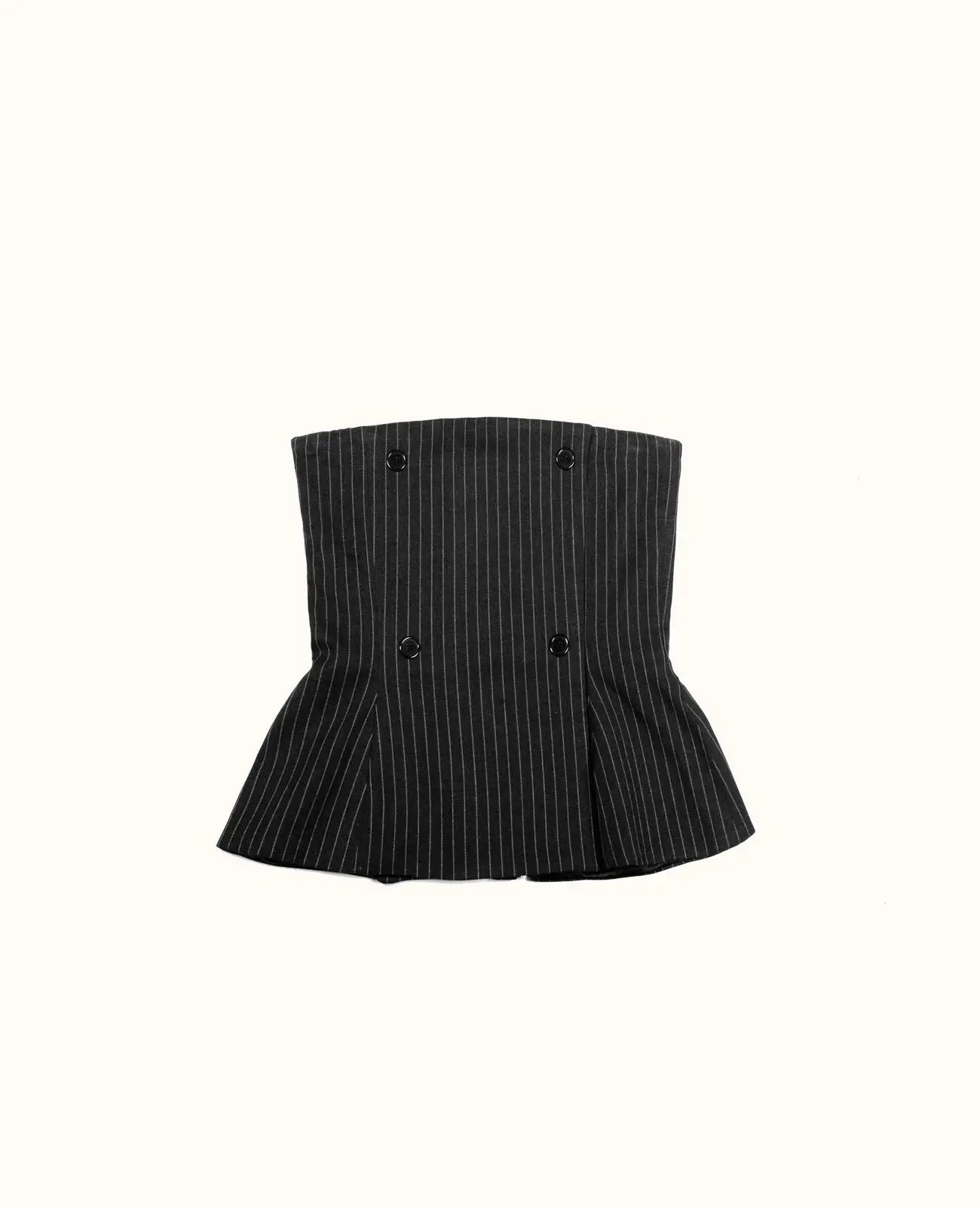 Striped Black Corset