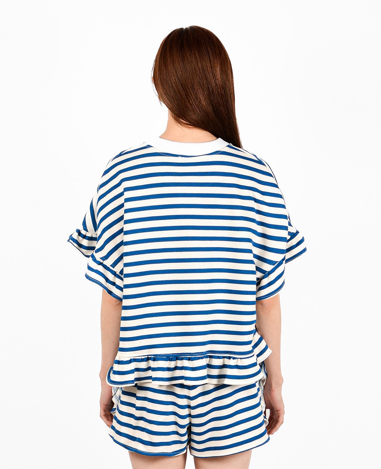 Striped Peony Blouse